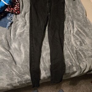 Denim&Co Women's Charcoal Skinny Pants